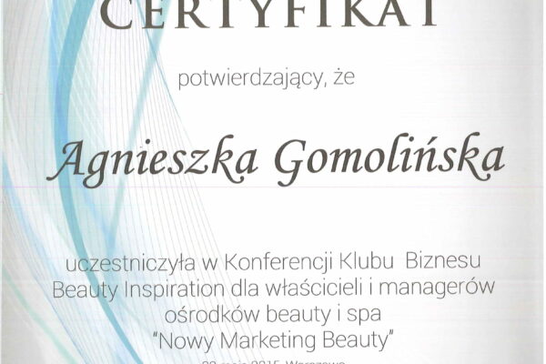 Beauty inspiration - Nowy marketing beauty - Agnieszka Gomolińska