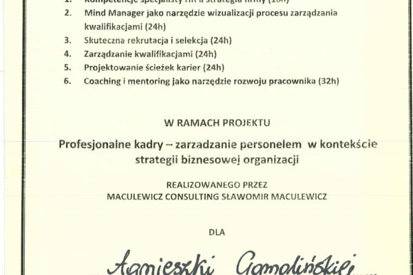 Kapitał ludzki - zarządzanie personelem w kontekście strategii biznesowej organizacji - Agnieszka Gomolińska